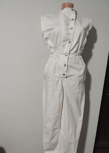 zara i Beyaz Kot Tulum - Görsel 2