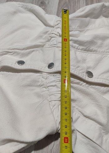 zara i Beyaz Kot Tulum - Görsel 9