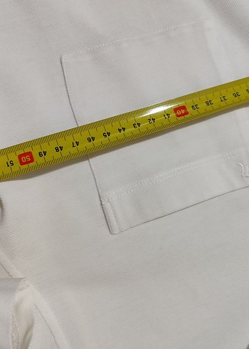 Neyir triko Erkek Beyaz Kısa Kollu Polo Tişört - Görsel 5