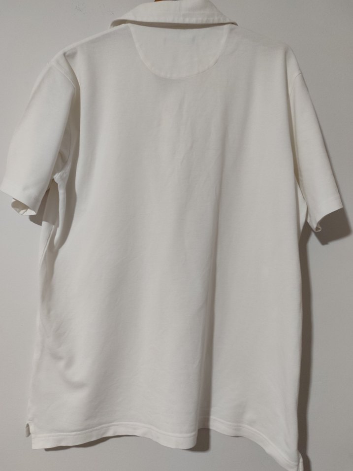 Neyir triko Erkek Beyaz Kısa Kollu Polo Tişört - Görsel 3