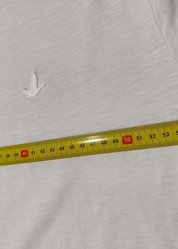 Beymen Erkek Beyaz V Yaka Keten Tişört - Görsel 6