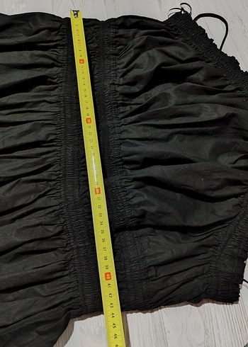 Halter Yaka Siyah Uzun Askılı Elbise - Görsel 9