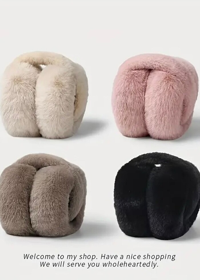 Plush Earmuffs - Görsel 2