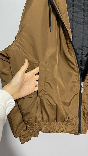 Bershka Oversize kapşonlu mont