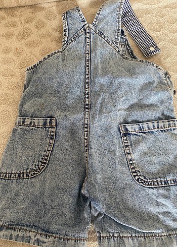 Erkek çocuk Denim Askılı Tulum - Görsel 4