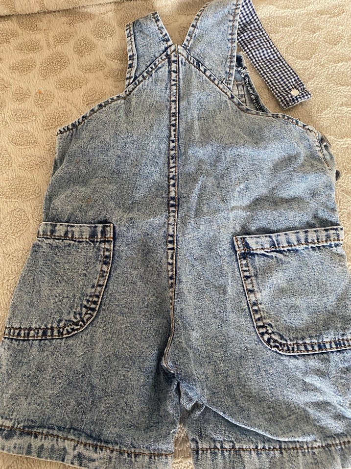 Erkek çocuk Denim Askılı Tulum - Görsel 4