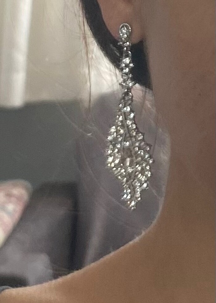 Kadın gümüş küpe - Görsel 2