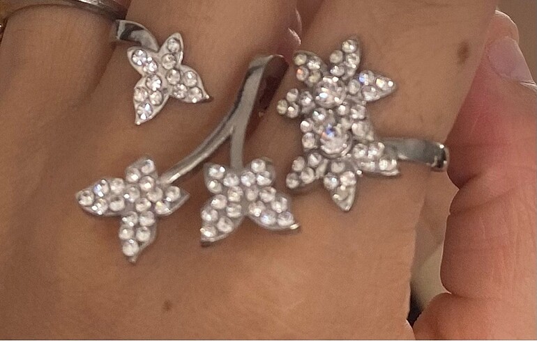 Kadın gümüş yüzük - Görsel 4