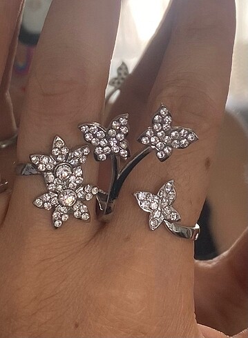 Kadın gümüş yüzük - Görsel 3