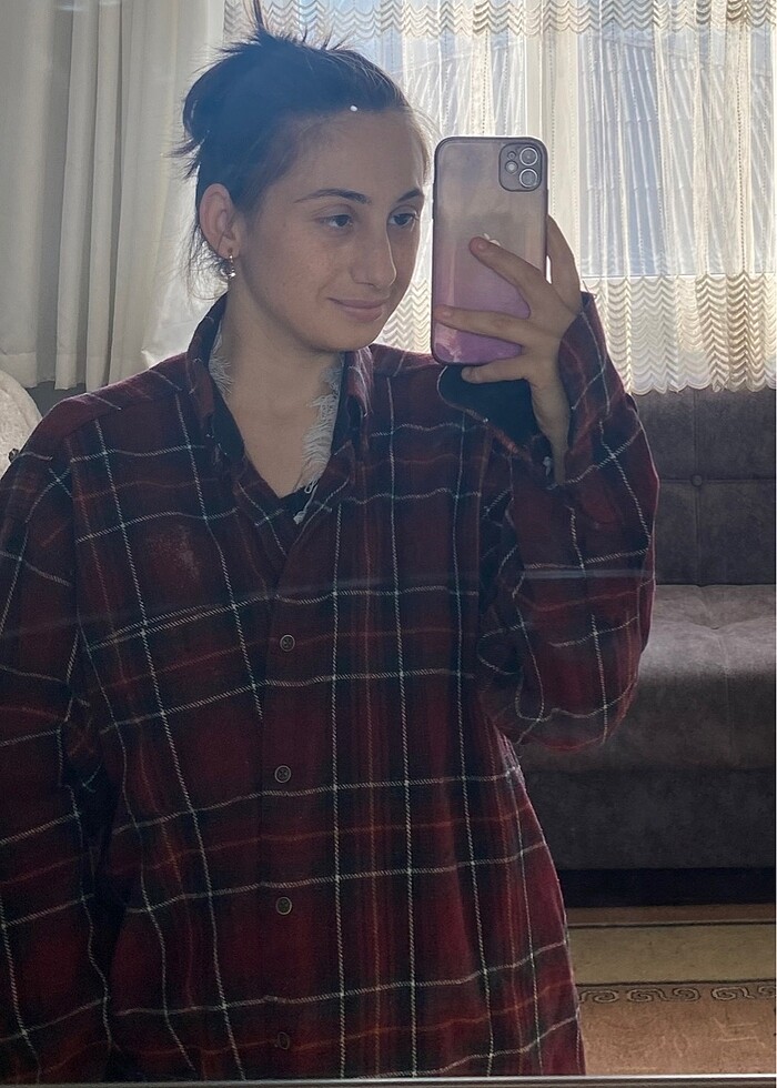 Kırmızı oduncu gömleği - Görsel 2