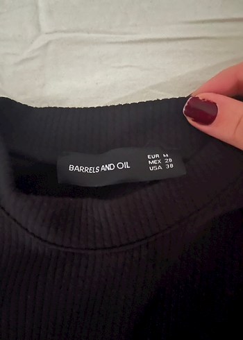 Siyah Uzun Kollu boddy - Görsel 2