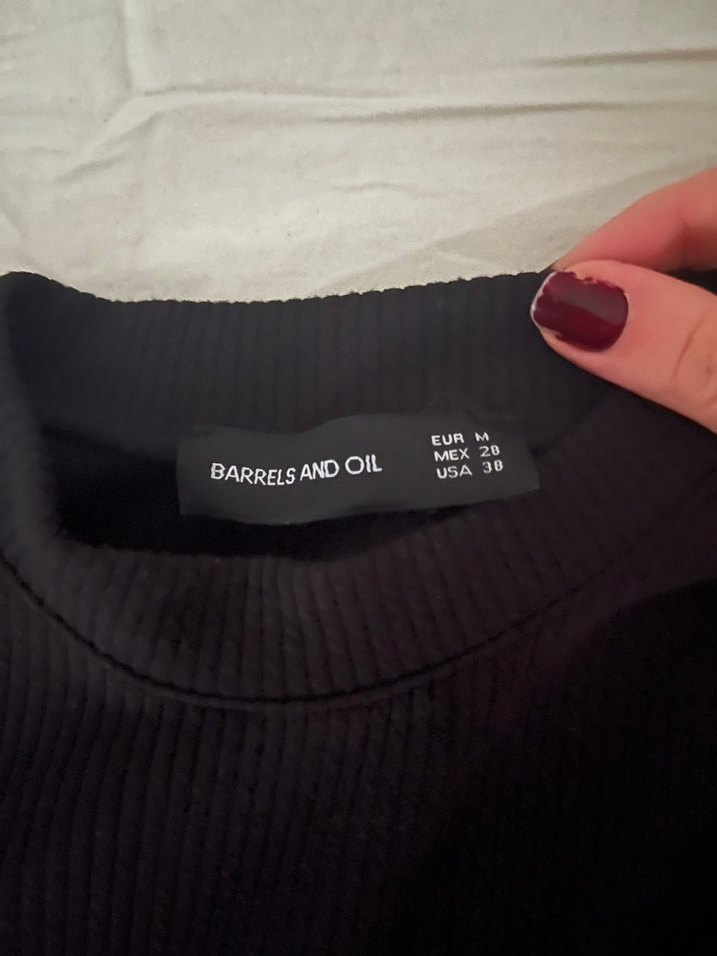 Siyah Uzun Kollu boddy - Görsel 2