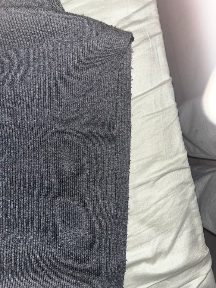 Gri Kadın Boğazlı Örgü Kazak - Görsel 4