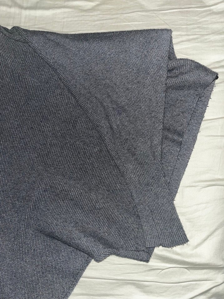 Gri Kadın Boğazlı Örgü Kazak - Görsel 3