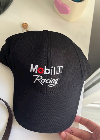 Siyah Mobil Racing Biker Şapka