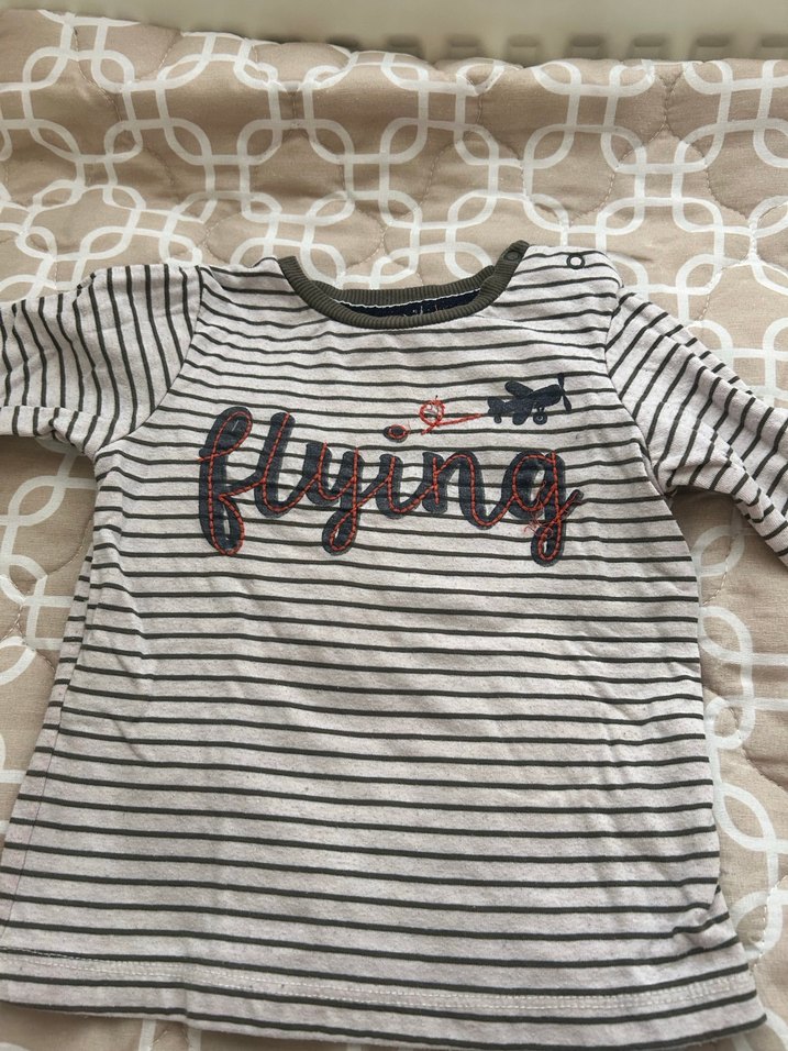 Gri Baskılı Erkek Sweatshirt, Uzun Kollu, Pamuklu - Görsel 4