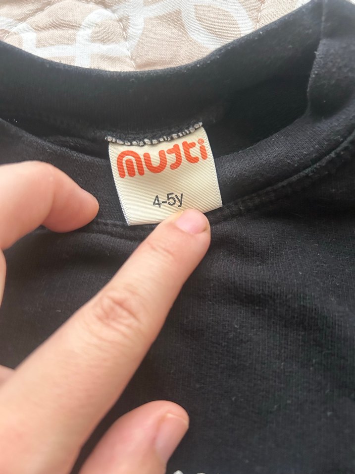 Siyah Erkek Çocuk Oversize Eşofman Takımı - Görsel 4