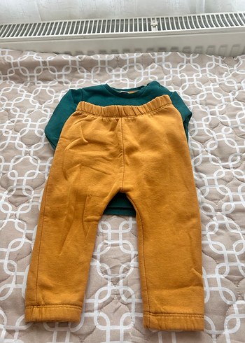 Kahverengi Bebek Takım, Uzun Kollu, Kürklü Detaylı - Görsel 2