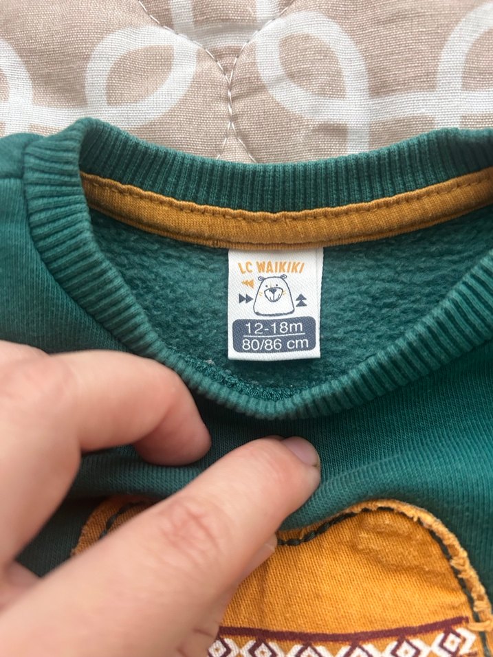 Kahverengi Bebek Takım, Uzun Kollu, Kürklü Detaylı - Görsel 4