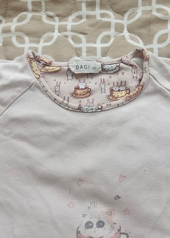 Diğer Kız Çocuk Uzun Kollu Pamuklu Pijama Takımı