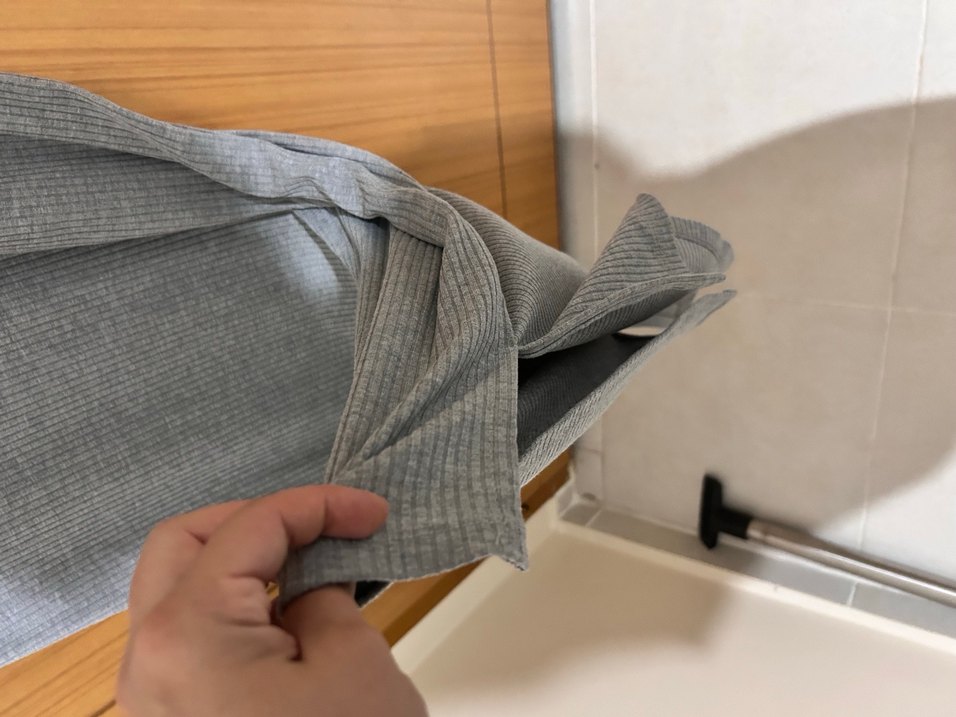 Gri Uzun Kollu Salaş Kadın Elbise - Görsel 2