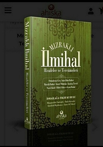 Mızraklı ilmihal kitabı