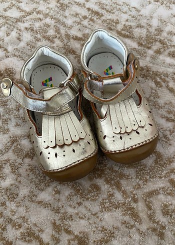 Kız Bebek Bohem Nakışlı İlk Adım Ayakkabısı - Görsel 3