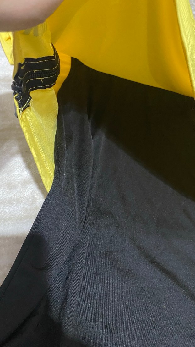 Sarı Fermuarlı Mini Tişörtü - Görsel 4