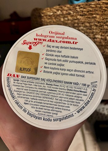 DAX Supergro Saç ve Saç Derisi yağı - Görsel 2