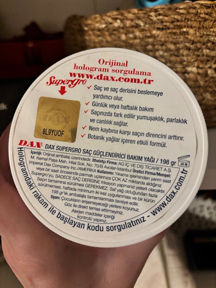 DAX Supergro Saç ve Saç Derisi yağı - Görsel 2