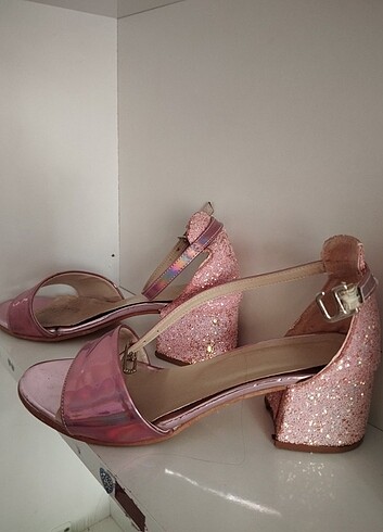 Kiko #Abiye#Kız Çocuk 3cm Topuklu Ayakkabı