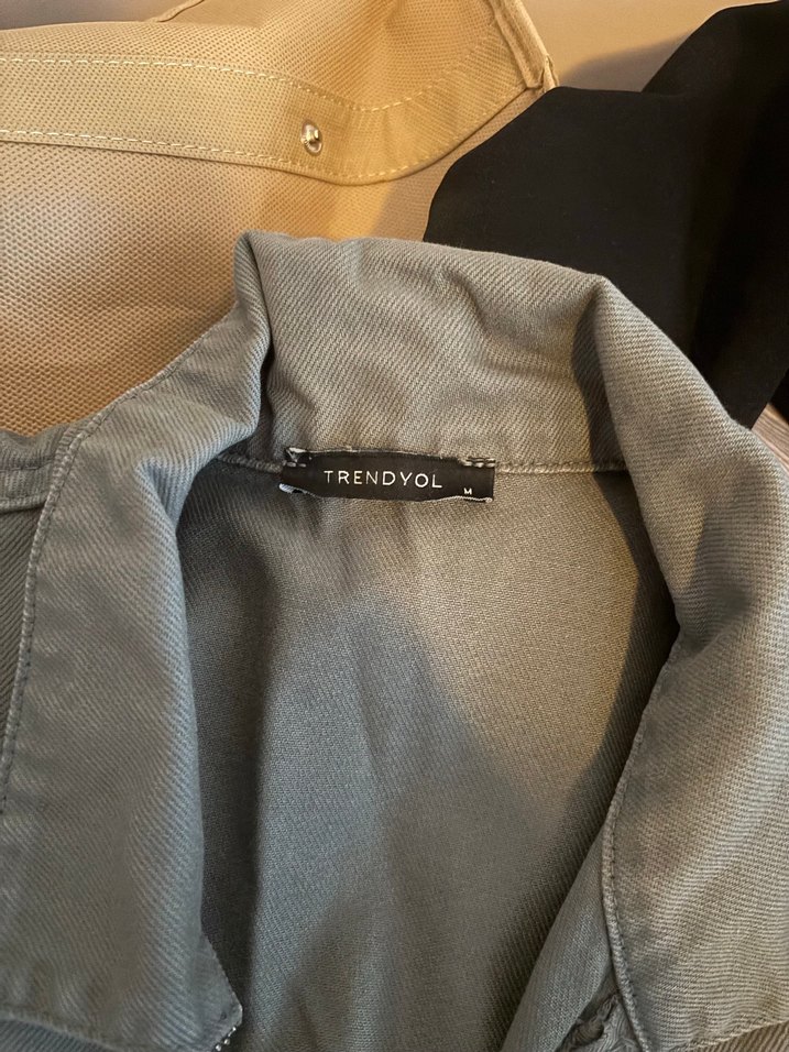 Haki fermuarlı Kadın Tulum - Görsel 4