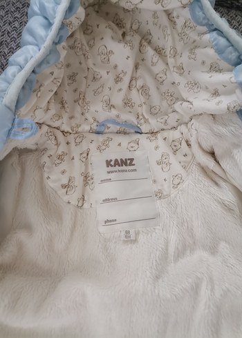 Açık Mavi Kürklü Bebek Erkek Kayak Tulumu - Görsel 3