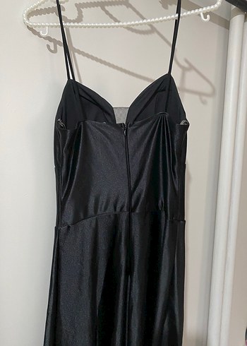 Siyah Uzun abiye - Görsel 3