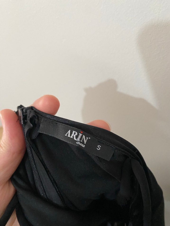 Siyah Uzun abiye - Görsel 4