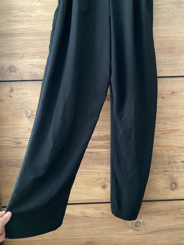 Siyah Kadın Uzun Tulum - Görsel 2