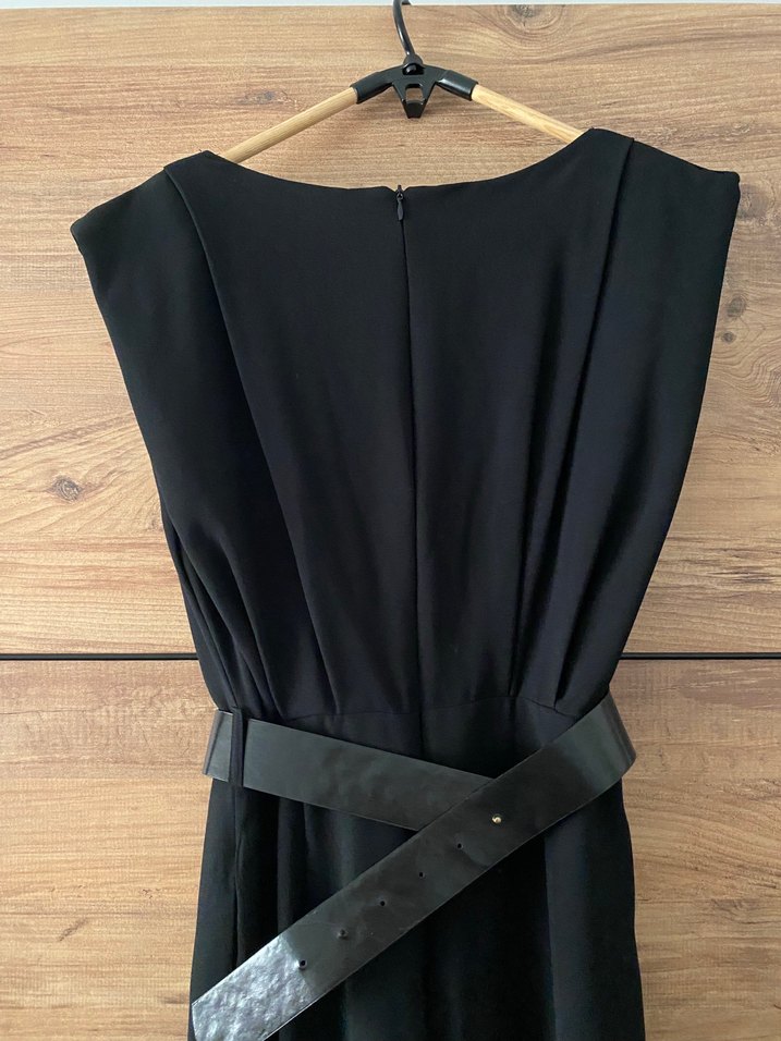 Siyah Kadın Uzun Tulum - Görsel 5