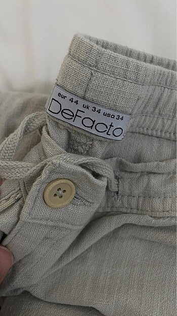 Defacto Jogger fit erkek keten pantolon