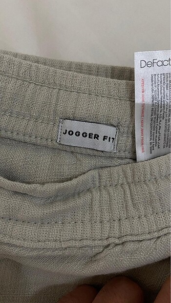 34 Beden Jogger fit erkek keten pantolon