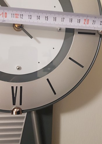 Gri Duvar Saati Roman Rakamlı - Görsel 7