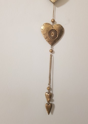 Nakışlı Zincir Detaylı Altın Renkli Kadın Charm -duvar süsü 43cm - Görsel 5