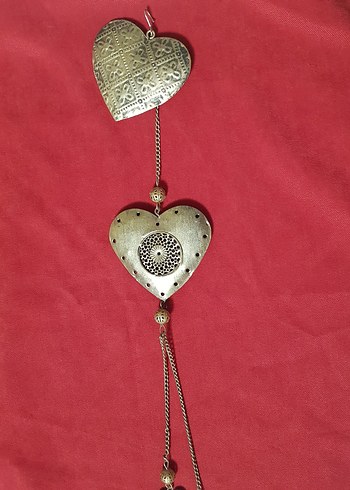 Nakışlı Zincir Detaylı Altın Renkli Kadın Charm -duvar süsü 43cm - Görsel 2