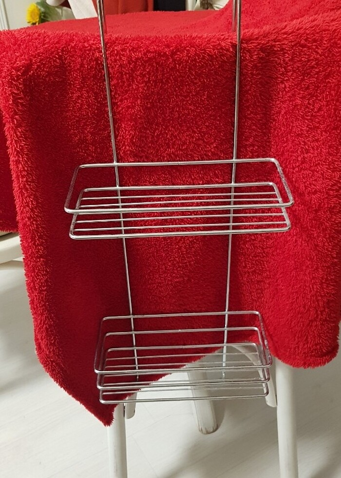 TEKNOTEL ASKILI DUŞAKABIN RAFI 2 KATLI - Görsel 5