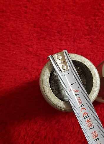 AHŞAP MUMLUK- GÜMÜŞ renkli çift 10cm sıfır - Görsel 5