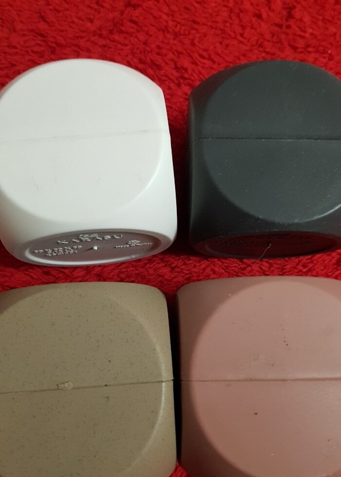 KARASU KAKTÜS SUKULENT SAKSI- 0,12 lt 4 lü ve renkli - Görsel 2