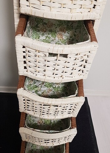 ÇEKMECELİ SEPET DOLAP-ORGANIZER 30×30×106 krem-beyaz - Görsel 4