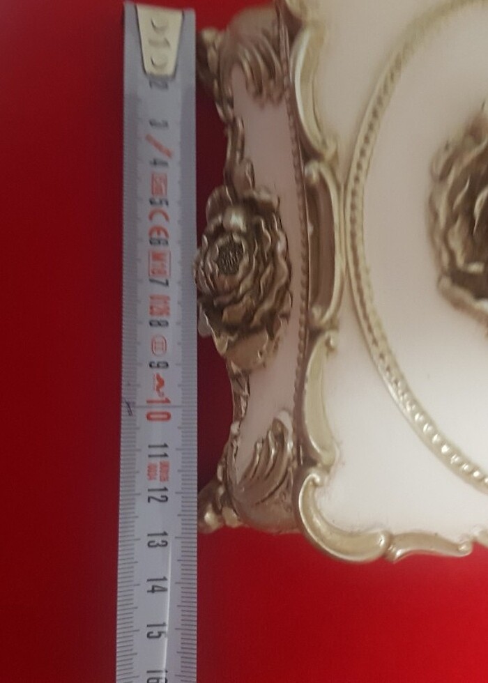 DEKORATIF KUTU- ŞEKERLIK- ÇIKOLATALIK- TAKILIK- bej rengi - Görsel 5