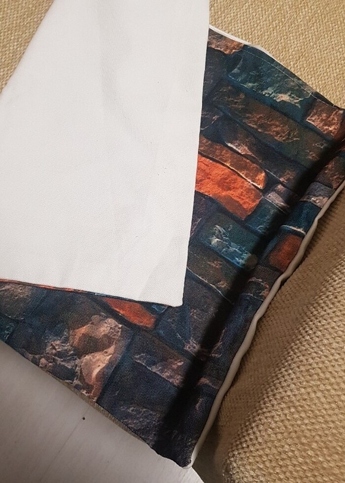 KIRLENT ÖZEL DIKIM ÖZEL KUMAŞ OZEL EBAT 43×63 - Görsel 3