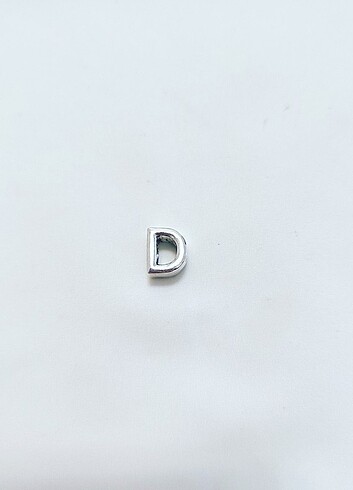 Beden gri Renk Pandora harf charm