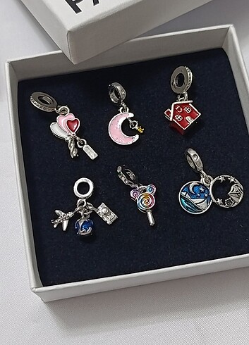 Beden çeşitli Renk Pandora charm
